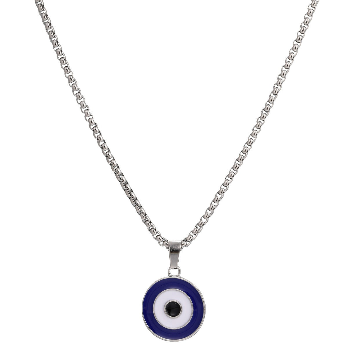 Hot selling hip-hop style Devil's Eye pendant necklace with male and female personality and niche design sense necklace